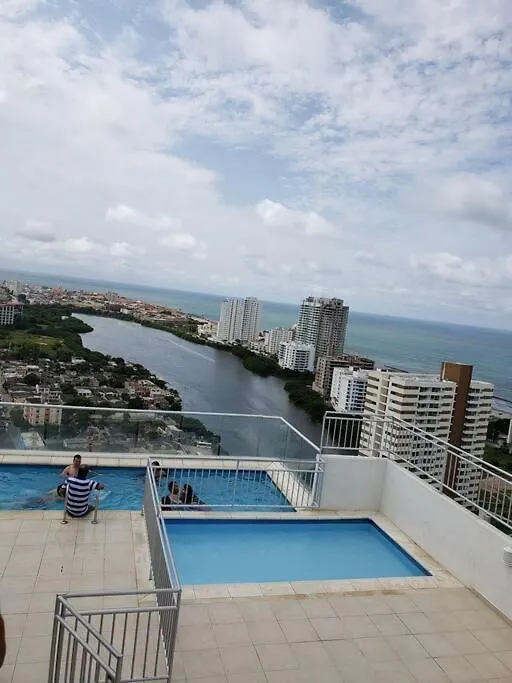 Appartement Excelente Vista, Cerca A La Playa Y A Sitios Turisticos à Cartagène 0*,